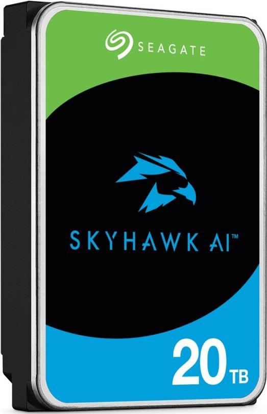 Seagate SkyHawk AI ST20000VE003 - Festplatte - 20TB - intern - 3,5" (8,9 cm) - SATA 6Gb/s - Puffer: 512MB - mit 3 Jahre Seagate Rescue Datenwiederherstellung (ST20000VE003)