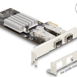 Delock PCI Express x1 Karte zu 2 x SFP Slot Gigabit LAN i350 (88336)