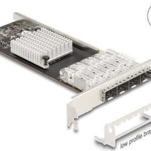 Delock PCI Express x4 Karte zu 4 x SFP Slot Gigabit LAN i350 (88342)