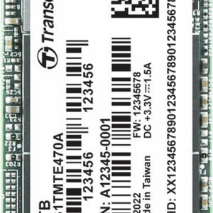 Transcend MTE470A M.2 1 TB PCI Express 3.0 NVMe 3D NAND (TS1TMTE470A)