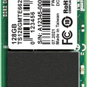 Transcend MTE662P M.2 128 GB PCI Express 3.1 NVMe 3D NAND (TS128GMTE662P)