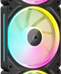 Corsair iCUE Link LX120 RGB - Gehäuselüfter - 120 mm - Schwarz (Packung mit 3) (CO-9051026-WW)