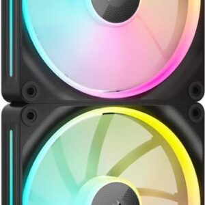 Corsair iCUE Link LX140 RGB - Gehäuselüfter - 140 mm - Schwarz (Packung mit 2) (CO-9051028-WW)