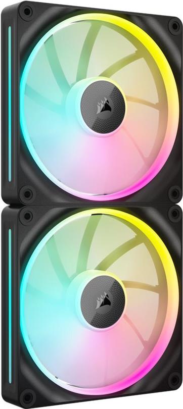 Corsair iCUE Link LX140 RGB - Gehäuselüfter - 140 mm - Schwarz (Packung mit 2) (CO-9051028-WW)