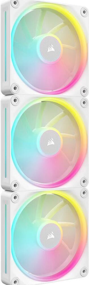 Corsair iCUE Link LX120 RGB Starter Kit - Gehäuselüfter - 120 mm - weiß (Packung mit 3) (CO-9051030-WW)
