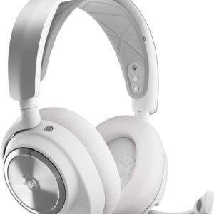 Steelseries Arctis Nova Pro Wireless Kopfhörer Verkabelt & Kabellos Kopfband Gaming Bluetooth Silber - Weiß (61526)