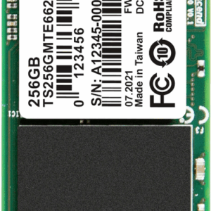 Transcend MTE662P-I M.2 256 GB PCI Express 3.1 NVMe 3D NAND (TS256GMTE662P-I)