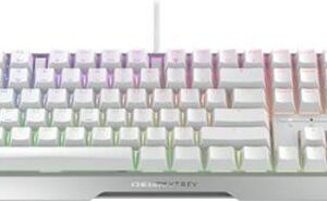 CHERRY XTRFY MX 3,1 - Tastatur - 100% - full size - Hintergrundbeleuchtung - USB-C - QWERTZ - Deutsch - Tastenschalter: CHERRY MX2A Red - weiß (G80-3890LJADE-0)