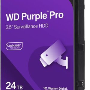 WD Purple Pro WD240PURP - Festplatte - 24TB - Videoüberwachung, Smart Video - intern - 3,5" (8,9 cm) - SATA 6Gb/s - 7200 rpm - Puffer: 512MB (WD240PURP)