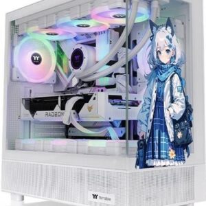 Thermaltake View 270 - SP Edition - mid tower - E-ATX - Seitenteil mit Fenster (gehärtetes Glas) - keine Spannungsversorgung (PS/2) - snow - USB/Audio (CA-1Y7-00M6WN-02)