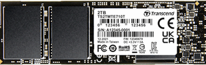 Transcend MTE710T - SSD - 512GB - intern - M.2 2280 (doppelseitig) - PCIe 4,0 x4 (NVMe) (TS512GMTE710T)