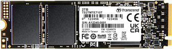 Transcend MTE710T - SSD - 512GB - intern - M.2 2280 (doppelseitig) - PCIe 4,0 x4 (NVMe) (TS512GMTE710T)