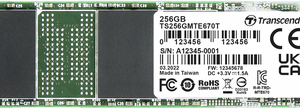 Transcend MTE670T M.2 256 GB PCI Express 3.0 NVMe 3D NAND (TS256GMTE670T)