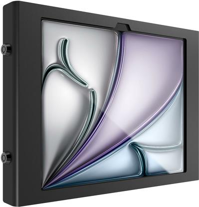 Compulocks iPad Air M2 & M3 13", Apex Secured Enclosure Wall Mount - Black - Gehäuse - für Tablett - Glasbefestigung, Raum - verriegelbar - hochwertiges Aluminium - Schwarz - Bildschirmgröße: 33,02 cm (13") - Montageschnittstelle: 100 x 100 mm - Wandmontage - für Apple 13-inch iPad Air (M2) (13APXB)