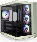 Thermaltake View 380 TG ARGB - Mid tower - ATX - Seitenteil mit Fenster (gehärtetes Glas) - keine Spannungsversorgung (PS/2) - Matcha Green - USB/Audio (CA-1Z2-00MEWN-00)
