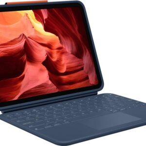 Logitech Rugged Combo 4 Touch - Tastatur und Foliohülle - mit Trackpad - Apple Smart connector - für Apple 10,9-inch iPad (10. Generation) (920-011183)