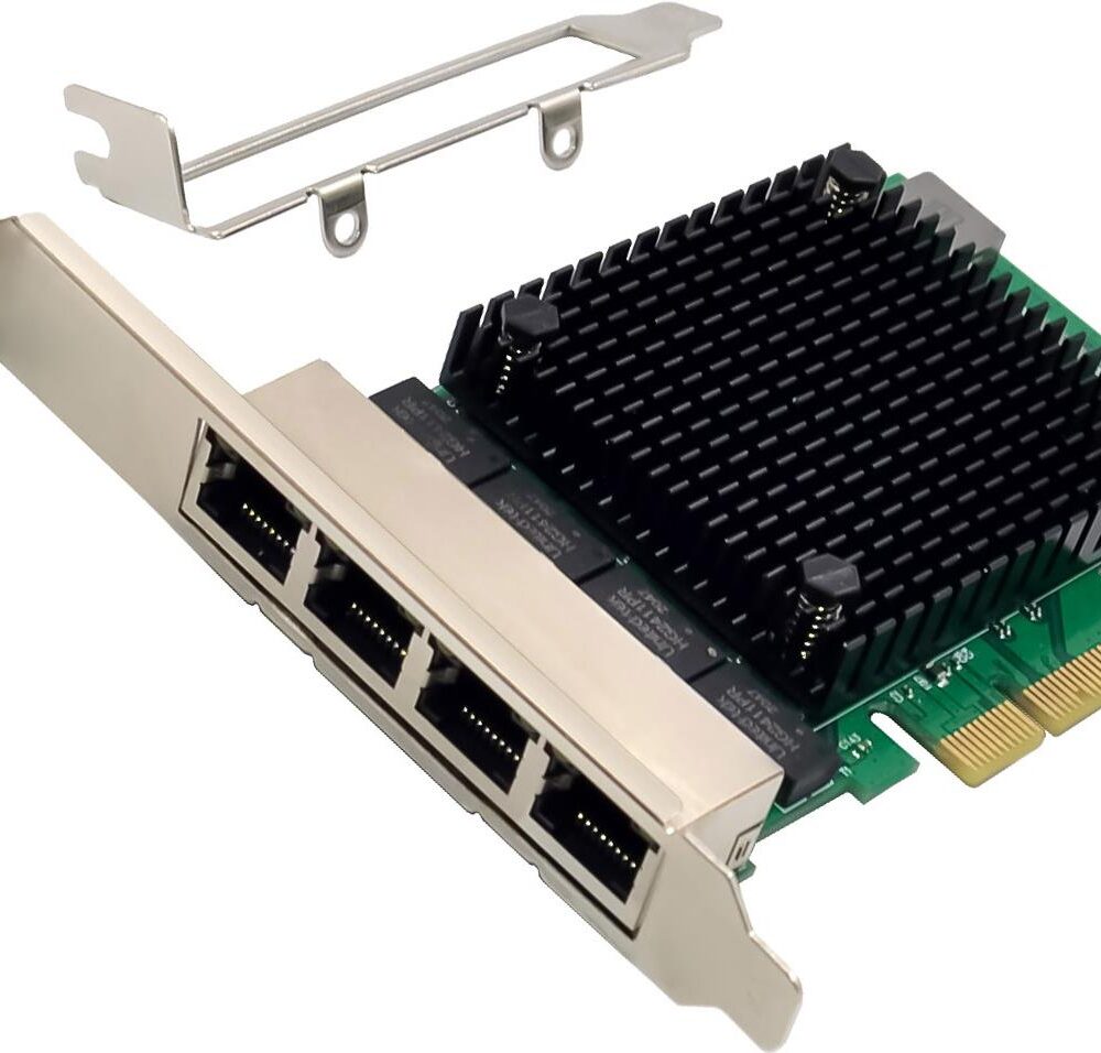 InLine Quad Gigabit Netzwerkkarte - 4x RJ45 2,5Gb/s - PCIe x4 - inkl. low profile (51127A)