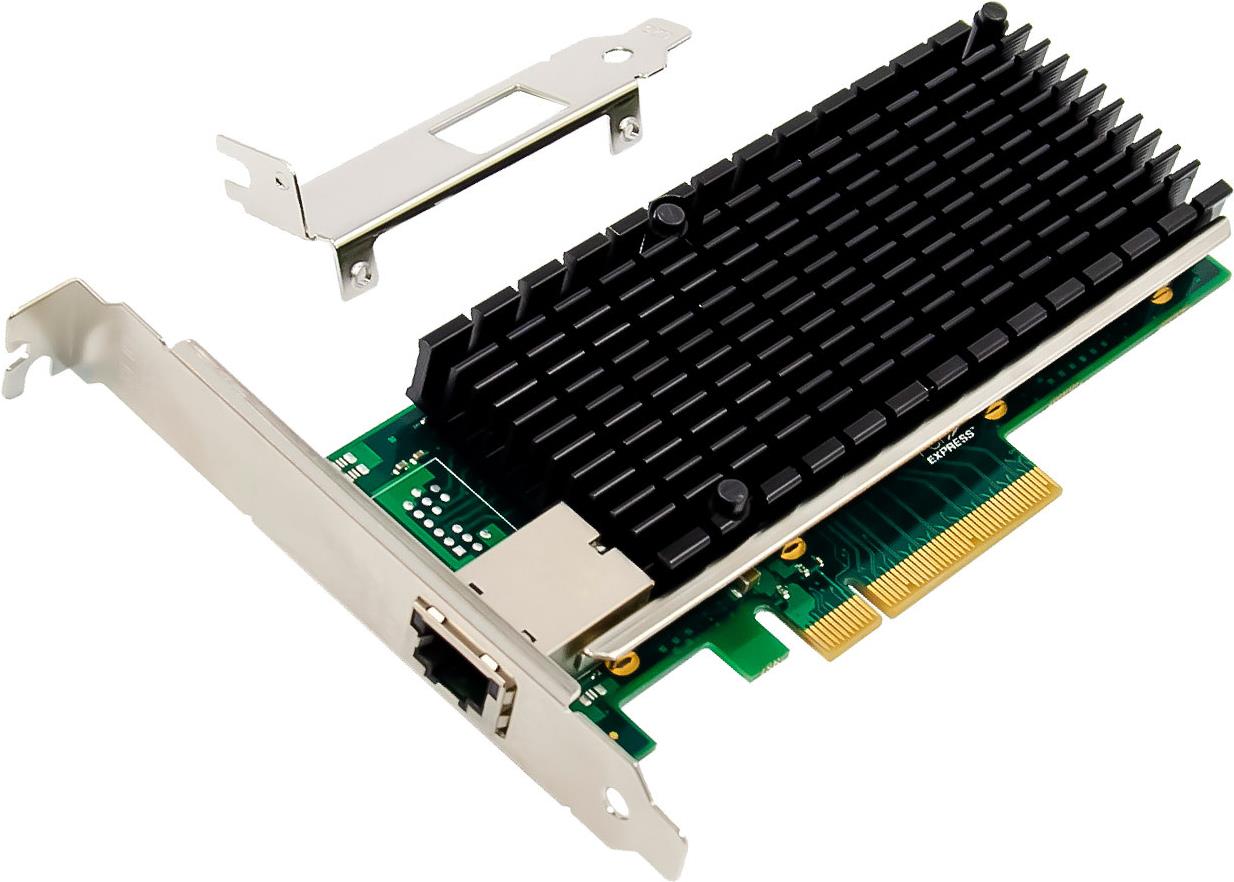 InLine 10-Gigabit Netzwerkkarte - 1x RJ45 10Gb/s - PCIe x8 - inkl. LP Slotblech (51132A)