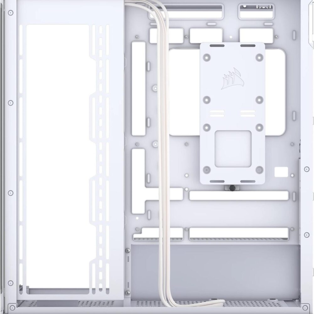 CORSAIR - Mid tower - Seitenteil mit Fenster (gehärtetes Glas) - keine Spannungsversorgung (ATX) - weiß - USB/Audio (CC-9011277-WW)