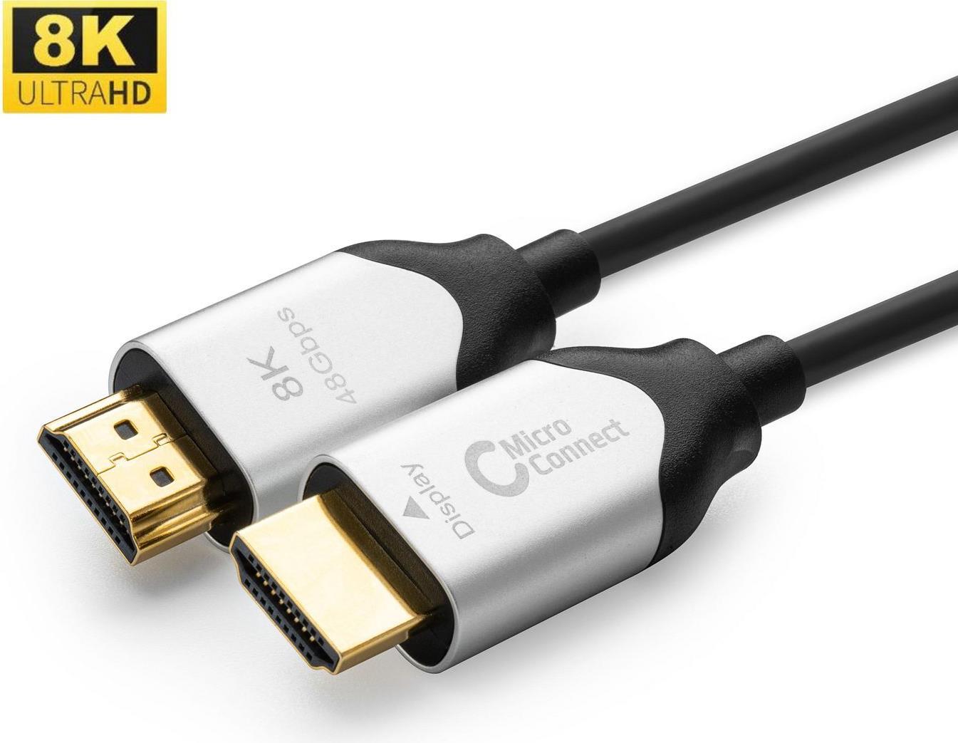 MicroConnect Ultra High Speed Active Optic HDMI 2.1 8K Cable 50m - Kabel - Digital/Display/Video (HDM191950V2.1OP)