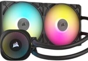 CORSAIR iCUE Link TITAN 240 RX RGB - Prozessor-Flüssigkeitskühlsystem - Kühlergröße: 240 mm - (für: AM4, LGA1700, AM5, LGA1851) - Kupfer - 120 mm (CW-9061016-WW)