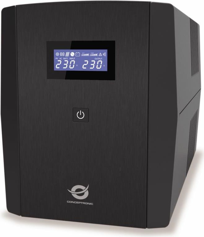 Conceptronic ZEUS08E 1500VA 900W USV - IEC - Line-Interaktiv - 1,5 kVA - 900 W - Sine - 220 V - 240 V (ZEUS08E)