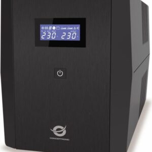 Conceptronic ZEUS08EM 1500VA 900W USV - IEC - Schuko - Line-Interaktiv - 1,5 kVA - 900 W - Sine - 220 V - 240 V (ZEUS08EM)