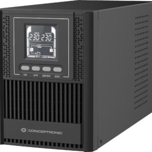 Conceptronic ZEUS52E1K 1000VA 900W Online Tower USV - IEC - Doppelwandler (Online) - 1 kVA - 900 W - Sine - 220 V - 240 V (ZEUS52E1K)