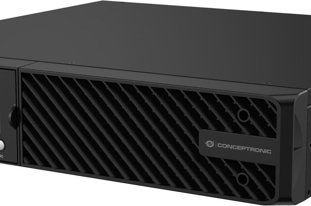 Conceptronic ZEUS51E1K 1000VA 1000W Online USV - IEC - Doppelwandler (Online) - 1 kVA - 1000 W - Sine - 220 V - 240 V (ZEUS51E1K)