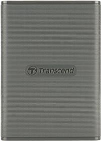 Transcend ESD360C - SSD - 1TB - extern (tragbar) - USB 3,2 Gen 2x2 (USB-C Steckverbinder) - 256-Bit-AES - Grau (TS1TESD360C)