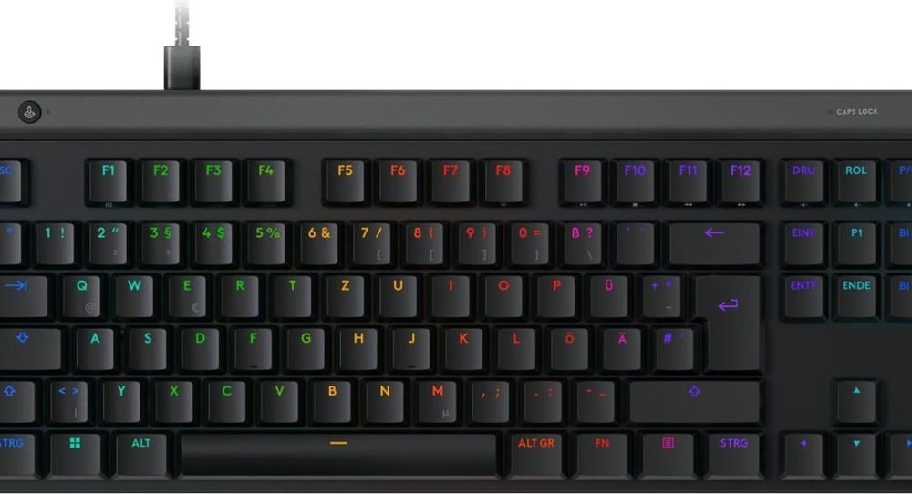 Logitech G G515 - Tastatur - TKL - Hintergrundbeleuchtung - USB - QWERTZ - Deutsch - Tastenschalter: GL Tactile - Schwarz (920-012876)