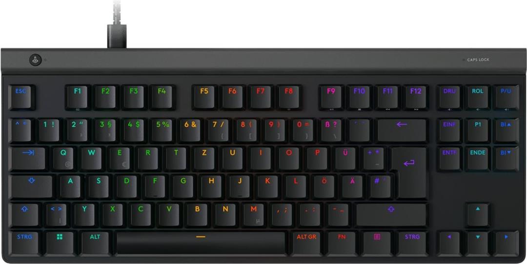 Logitech G G515 - Tastatur - TKL - Hintergrundbeleuchtung - USB - QWERTZ - Deutsch - Tastenschalter: GL Tactile - Schwarz (920-012876)