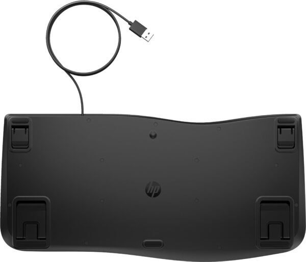HP 480 Comfort - Tastatur - 3-zone layout, multi-device, 23 programmable keys - 100% - full size - USB - Deutsch - Schwarz (8T6M1AA#ABD)