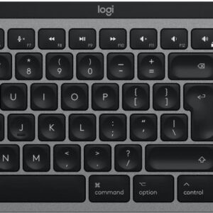 Logitech Master Series MX Keys S for Mac - Tastatur full size - hinterleuchtet - kabellos - Bluetooth LE - QWERTY - US International - Space-grau (920-011637)