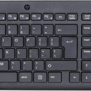 HP 220 - Tastatur - kabellos - 2,4 GHz - QWERTY - International Englisch - Schwarz - recycelbare Verpackung (805T2AA#ABB)