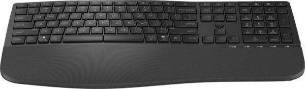 HP 680 Comfort - Tastatur-und-Maus-Set - Dual Mode, 3-Zonen-Layout, Multi-Device, 23 programmierbare Tasten, OS Auto-Detection, flacher Tastenhub - full size - kabellos - 2,4 GHz, Bluetooth - Deutsch - Schwarz (8T6L6AA#ABD)