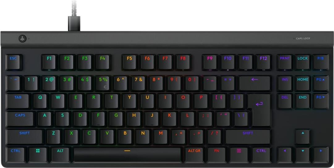 Logitech G G515 - Tastatur - TKL - Hintergrundbeleuchtung - USB - QWERTY - US International - Tastenschalter: GL Tactile - Schwarz (920-012872)