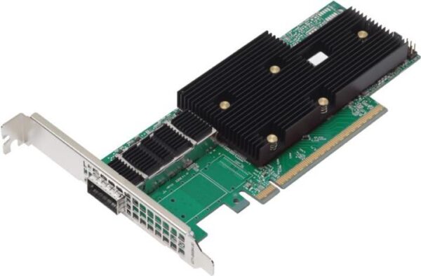 Broadcom P1400GD - Netzwerkadapter - PCIe 5,0 x16 Low-Profile - 400 Gigabit QSFP112 x 1 (BCM957608-P1400GDF00)