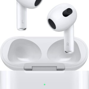 Apple AirPods with Lightning Charging Case - 3. Generation - True Wireless-Kopfhörer mit Mikrofon - Ohrstöpsel - Bluetooth - weiß (MPNY3TY/A)