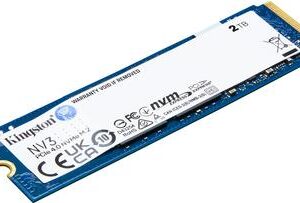 Kingston NV3 - SSD - 2TB - intern - M.2 2280 - PCIe 4,0 x4 (NVMe) (SNV3S/2000G)