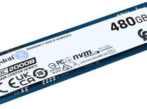 Kingston Data Center DC2000B - SSD - Enterprise - 480GB - intern - M.2 2280 - PCIe 4,0 x4 (NVMe) (SEDC2000BM8/480G)
