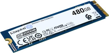 Kingston Data Center DC2000B - SSD - Enterprise - 480GB - intern - M.2 2280 - PCIe 4,0 x4 (NVMe) (SEDC2000BM8/480G)