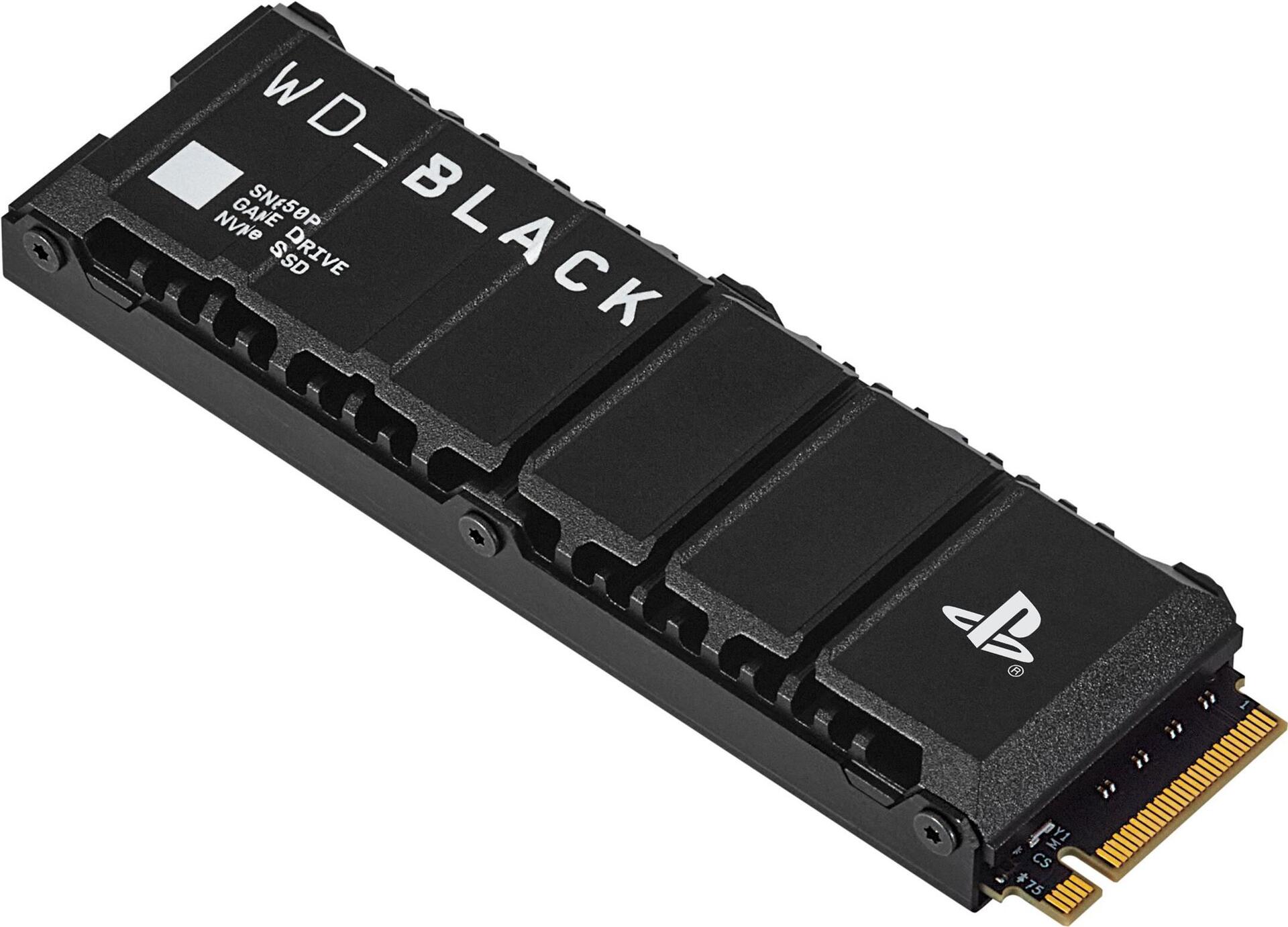 WD Black SN850P WDBBYV0080BNC-WRSN - Für PlayStation 5 - SSD - 8TB - intern - M.2 2280 - PCIe 4,0 x4 (NVMe) - integrierter Kühlkörper (WDBBYV0080BNC-WRSN)