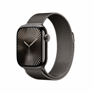 Apple Watch Series 10 GPS + Cellular 42mm Slate Titanium Case mit Slate Milanese Band (MX053QF/A)
