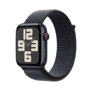 Apple Watch SE GPS + Cellular 44mm Midnight Aluminium Case mit Ink Sport Band (MXGN3QF/A)