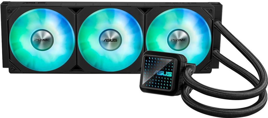 ASUS Prime LC 360 ARGB - Prozessor-Flüssigkeitskühlsystem - Kühlergröße: 360 mm - (für: LGA1700, LGA1200, LGA115x Socket, AM4, AM5, LGA1851) - Kupfer - 120 mm (90RC0101-B0EAY0)