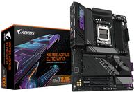 GIGABYTE AORUS X870E ELITE WIFI7 - Motherboard - ATX - Socket AM5 - AMD X870E Chipsatz - USB-C 3,2 Gen 2x2, USB4, USB 3,2 Gen 1, USB 3,2 Gen 2 - 2,5 Gigabit LAN, Bluetooth, Wi-Fi 7 - Onboard-Grafik (CPU erforderlich) - HD Audio (8-Kanal) (X870E A ELITE WIFI7)