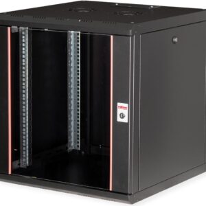 ROLINE 19 Zoll Wandgehäuse Pro 12 HE 600x600 BxT schwarz - Wandgehäuse (26.21.0005)