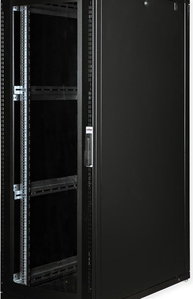 ROLINE 19 Zoll Serverschrank Pro 36 HE 600x1000 BxT schwarz Plexiglas (26.21.0152)