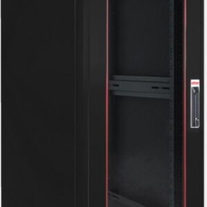 ROLINE 19 Zoll Netzwerkschrank Basic 32 600x600 BxT Glastür schwarz (26.21.0206)